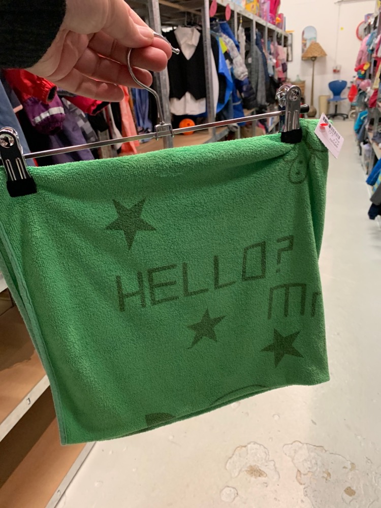 Grøn håndklæde 