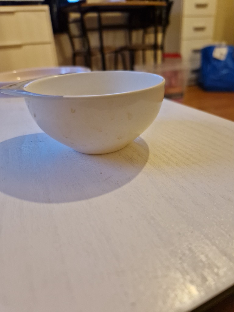 Lítil grá og hvít MOOMIN skál 9cm