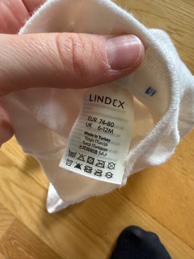 Lindex sokkabuxur með hjarta 74-80