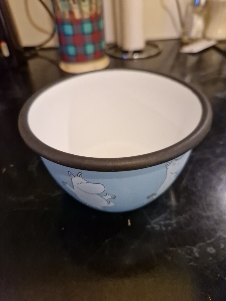 MOOMIN járnskál blá 13,5cm 