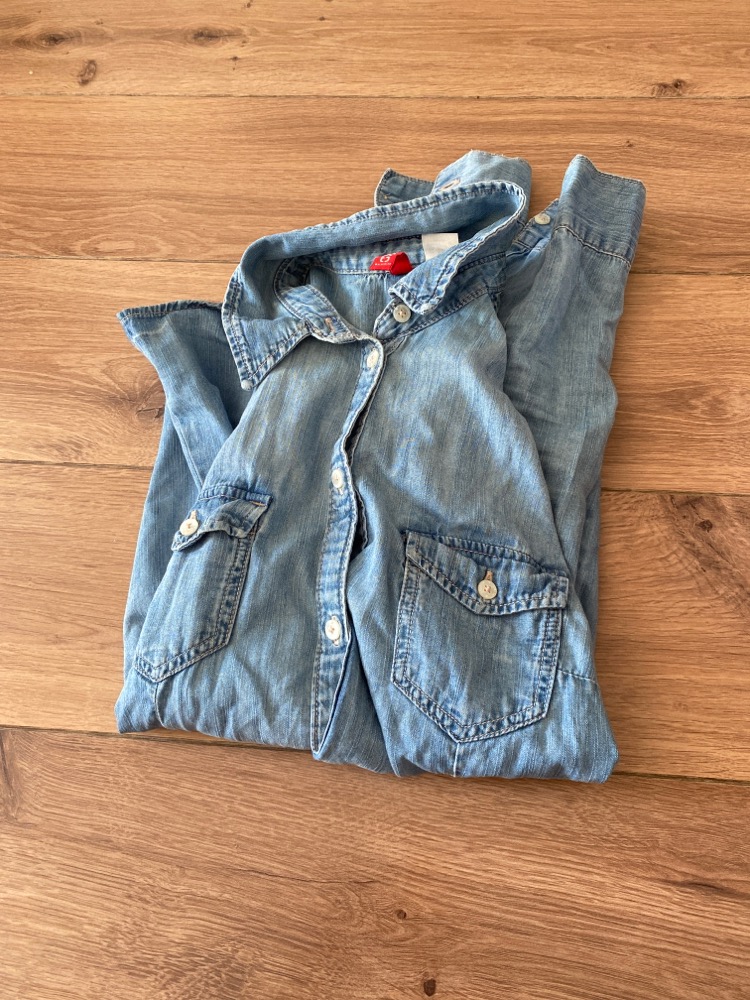 Blouse jeans stof 