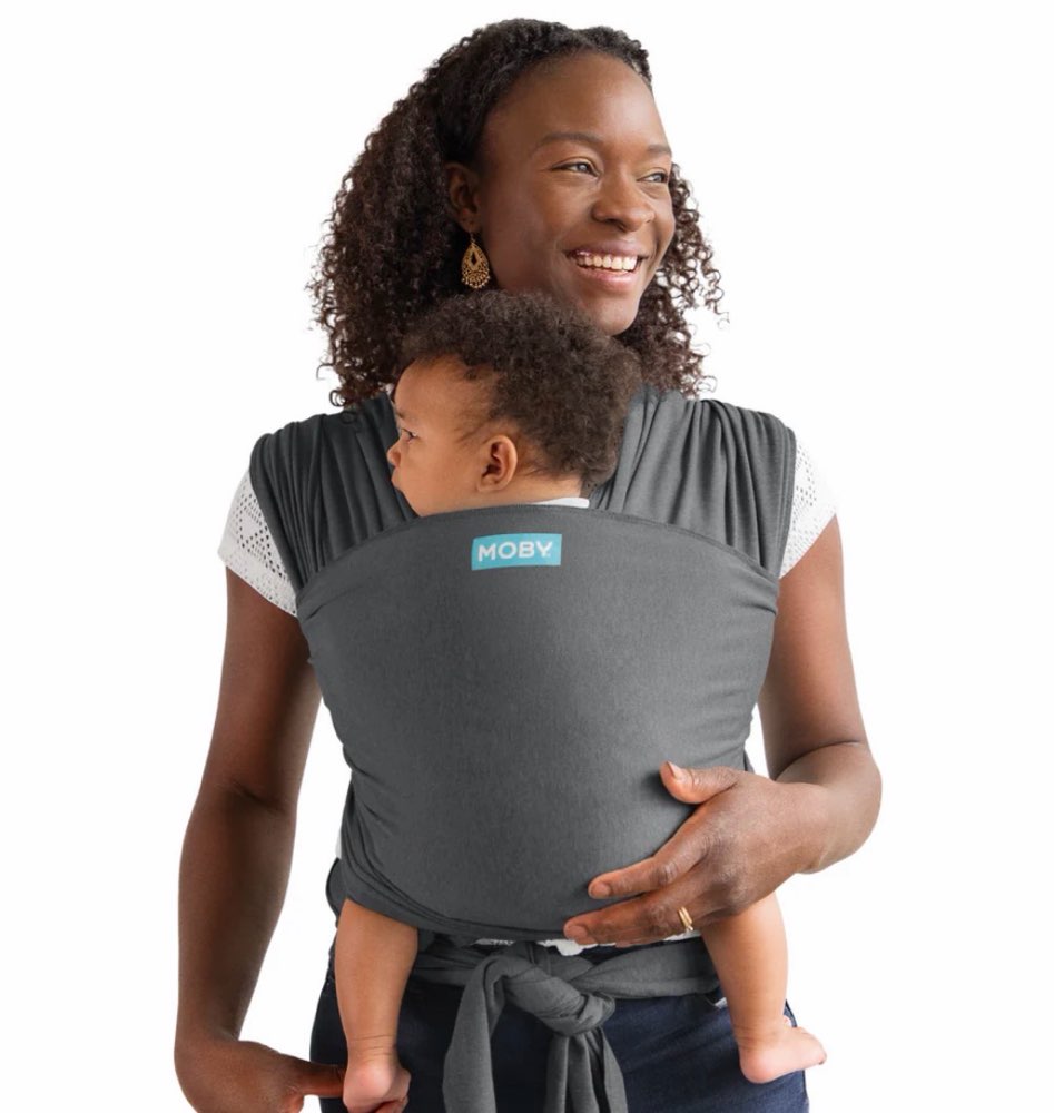 Moby wrap grátt