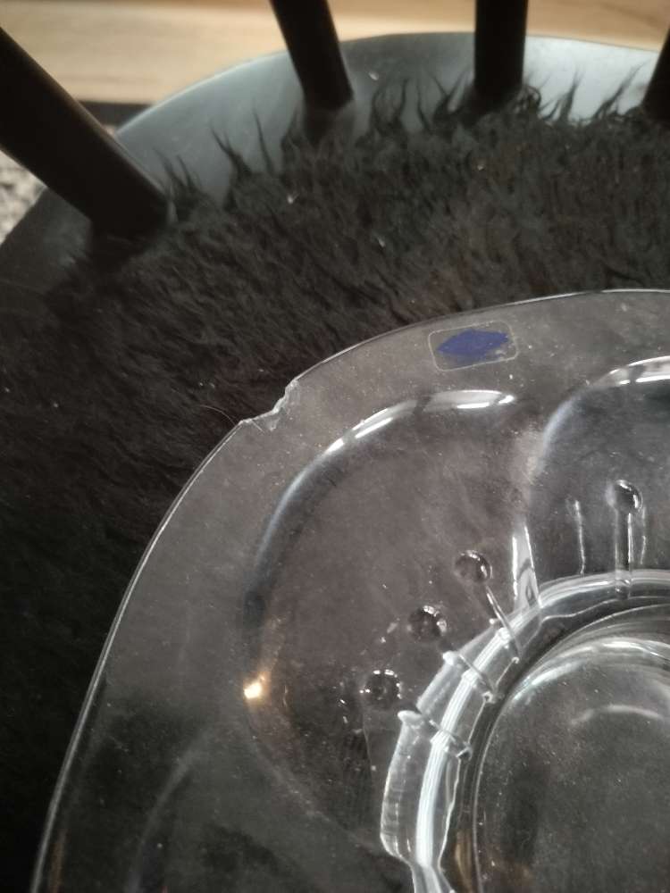 Nuutajärvi lumme kynttilälautanen säröjä