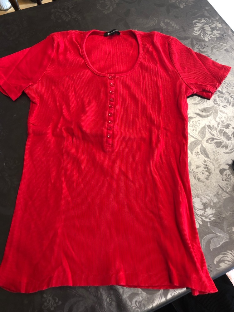 Brandtex - t- shirt str. m- rød