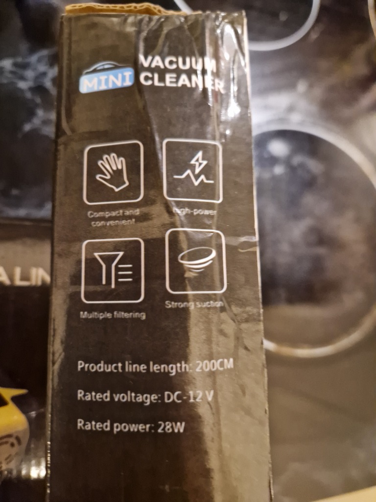 Mini bílaryksuga ný 