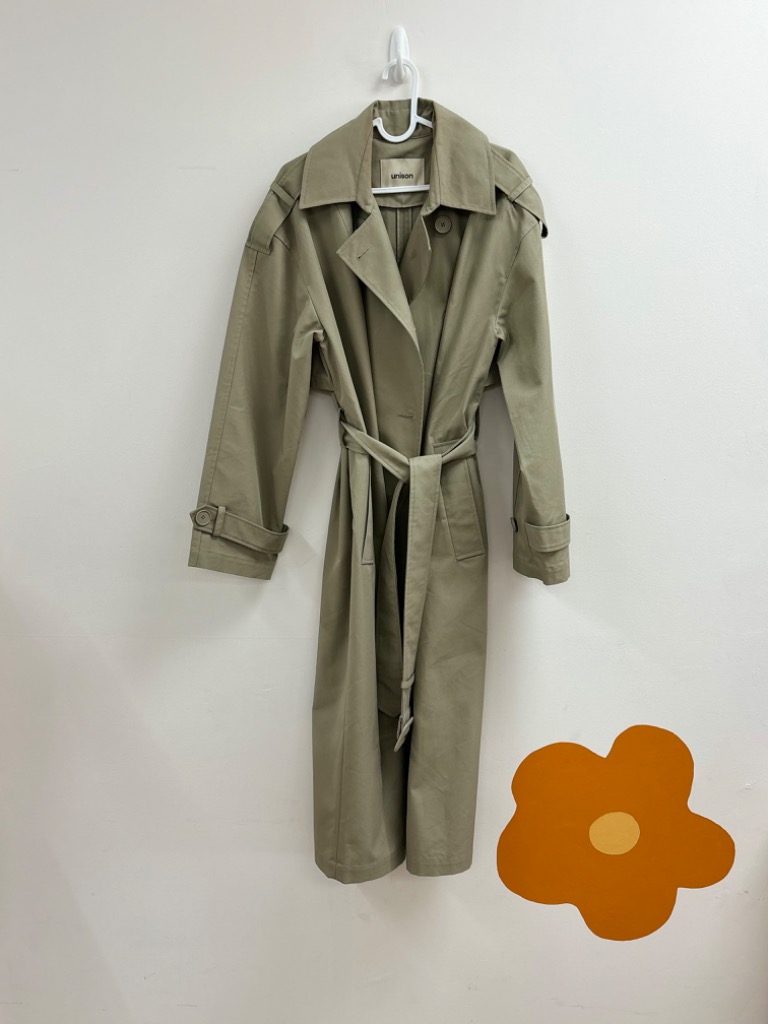 Size 10 Unison Trench Coat - Khaki