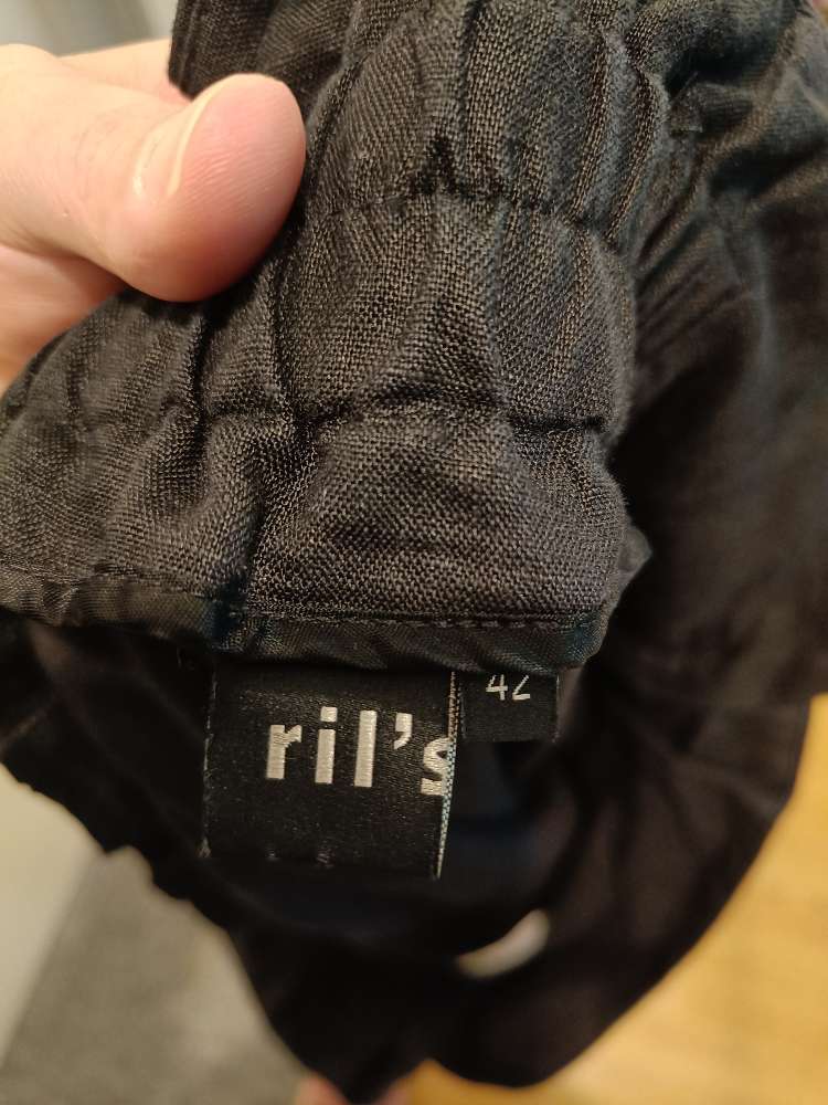 Ril's musta pellavahame koko 42