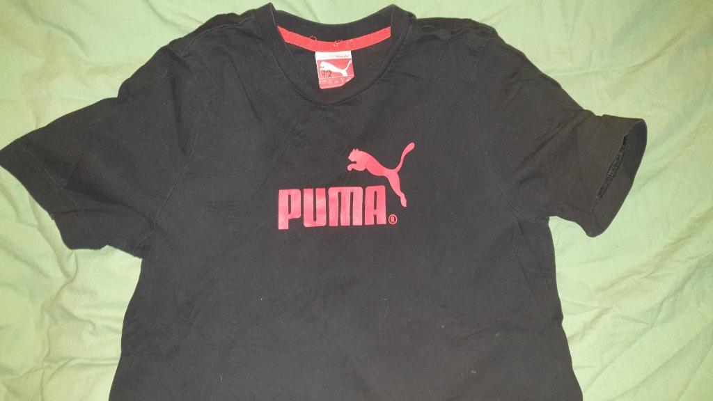 Puma st.152 svartur/bleikur