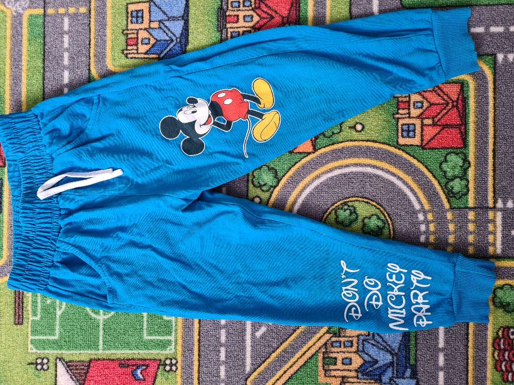 Blár buxur 104 Mickey Mouse