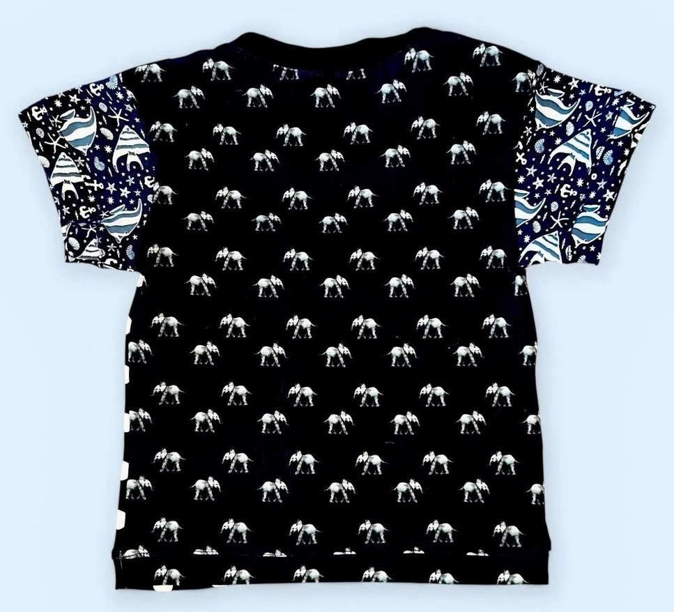 Uusi t-paita Pallot, norsut, koko 98cm