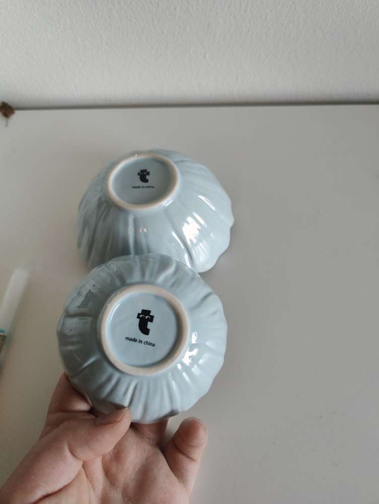 Siniset kukka kipot 2kpl tiger