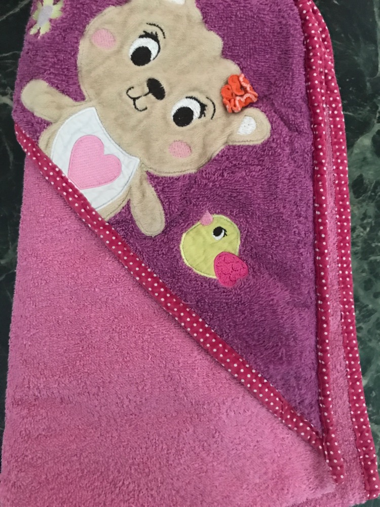 Kuvert håndklæde pink