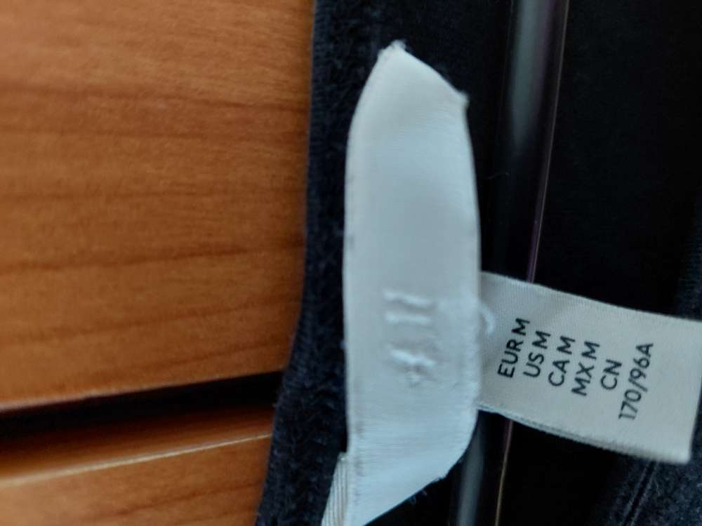 H&M langerma bolur sv. medium