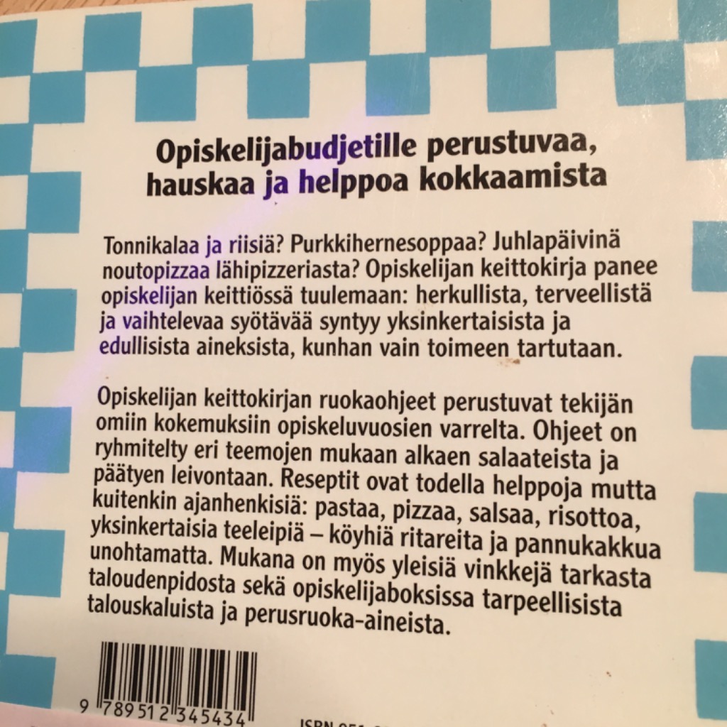Opiskelijan keittokirja