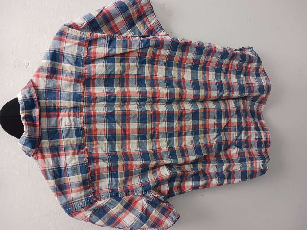 Tommy Hilfiger ruutu kauluspaita M