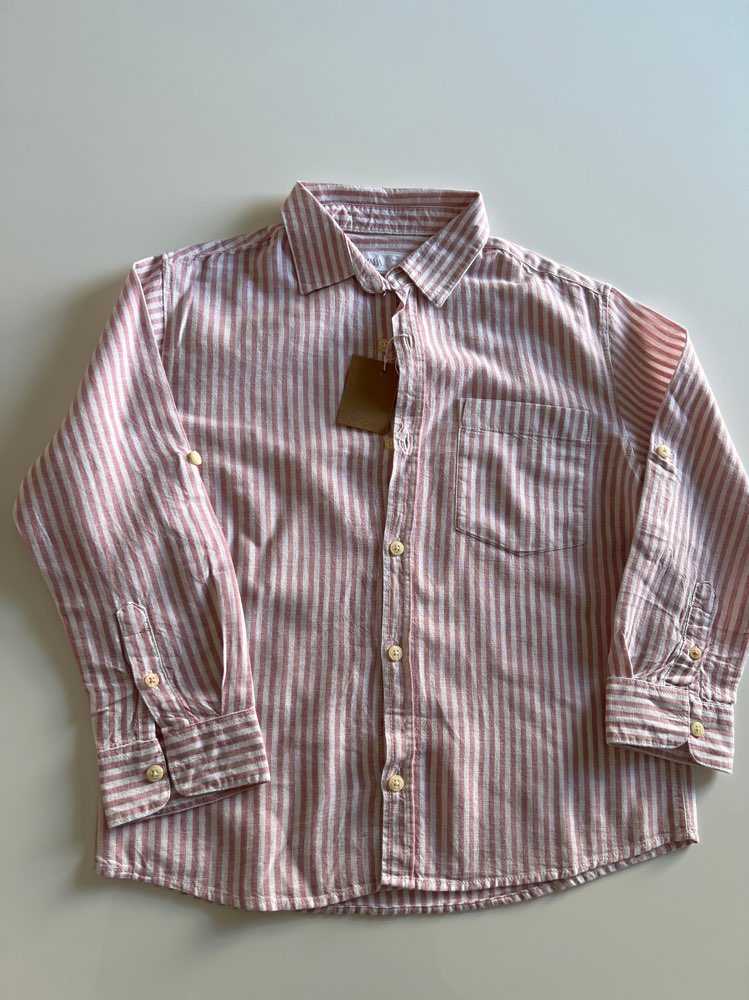 Zara striped shirt 122 cm