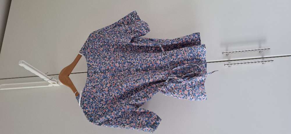 Pieces M wrap top nýr blómamunstur