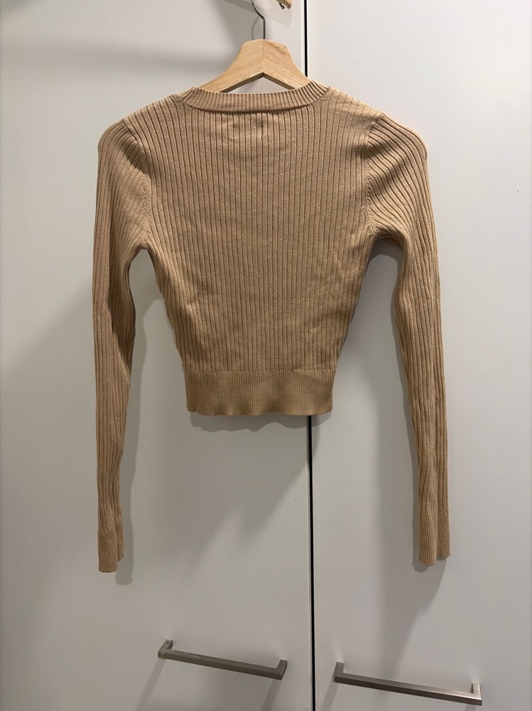 EVEN&ODD. S/M kokoinen beige neulepaita