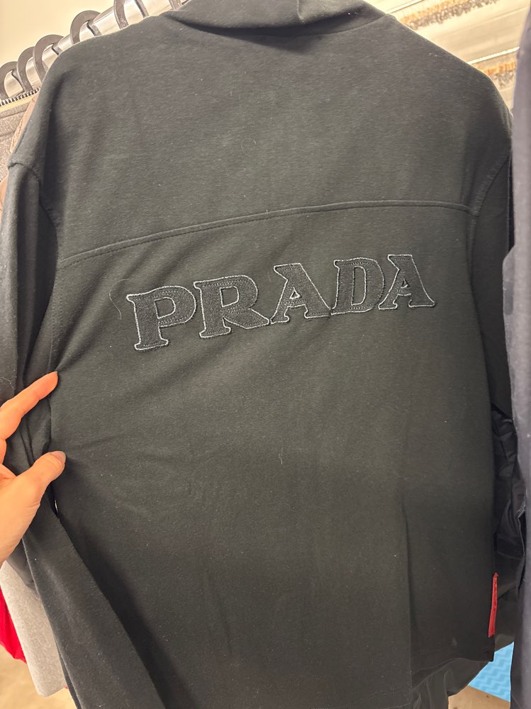 Musta Prada miesten takki XL