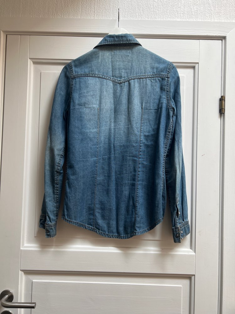 Jeansskjorte fra Lindex str 36