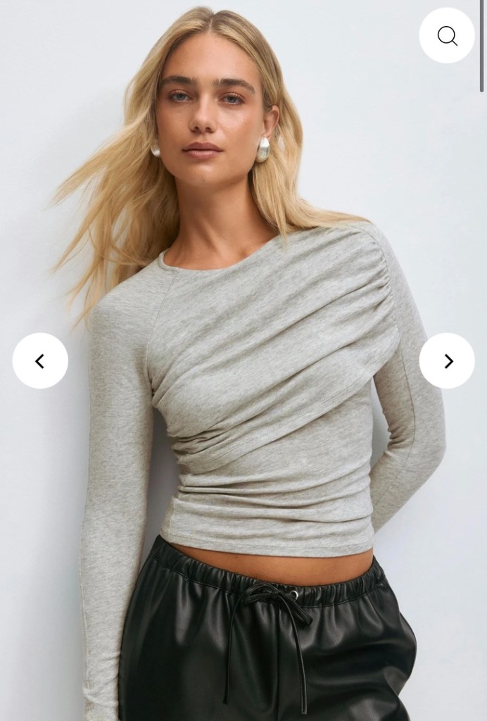 1x notuð Gina Tricot svört XL