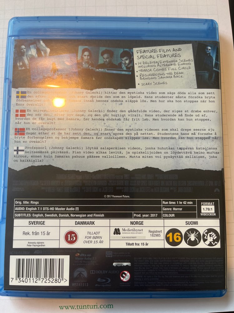 Rings/Blu-Ray