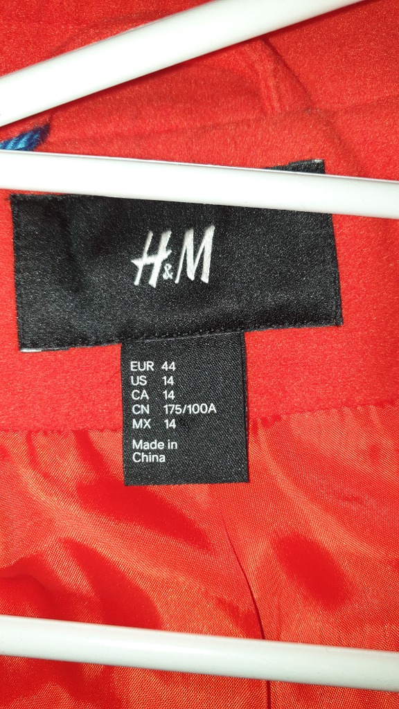 H&M jakki hlýr, stuttur st. 44 ónotaður 