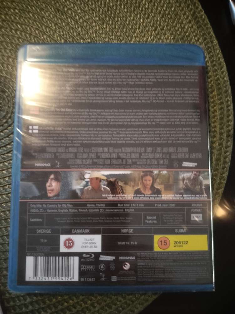 No country For old men blu-ray
