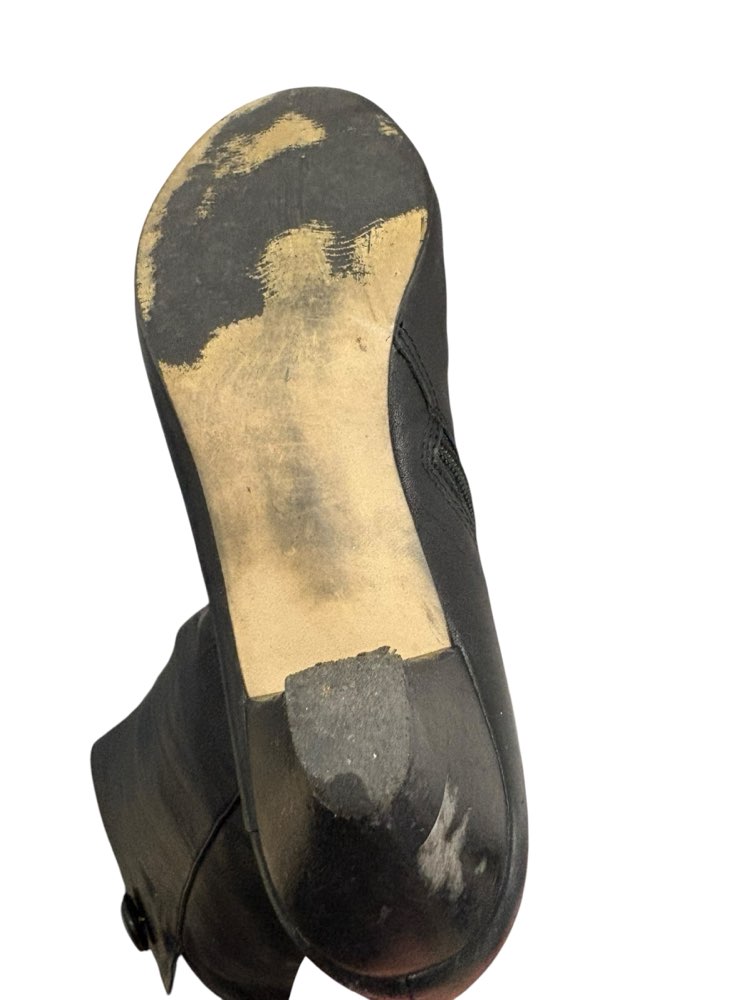 Clarks mustat nahkasaapikkaat, 6 1/2
