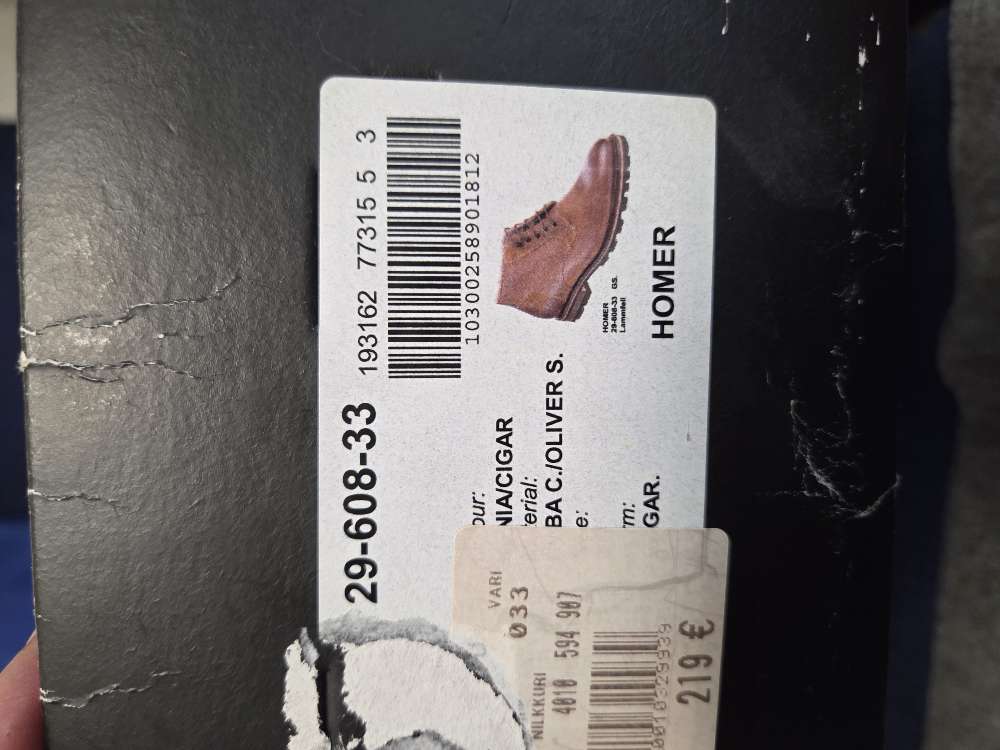 Lloyd Homer nahkakengät, koko 43