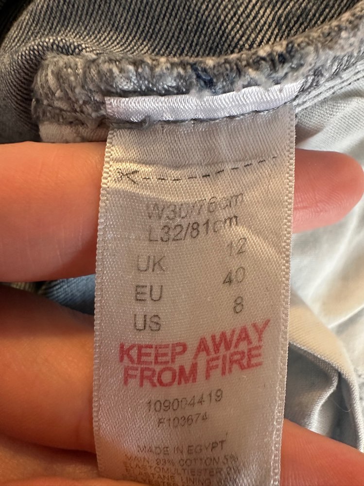 Topshop gallabuxur - w30/L32