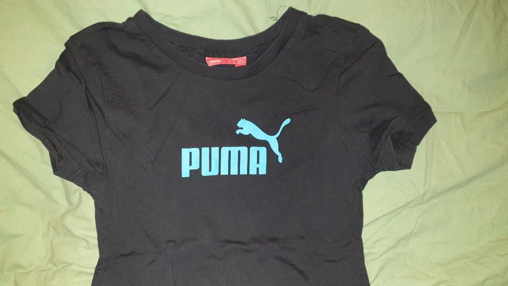 Puma svartur/blár st.L barna