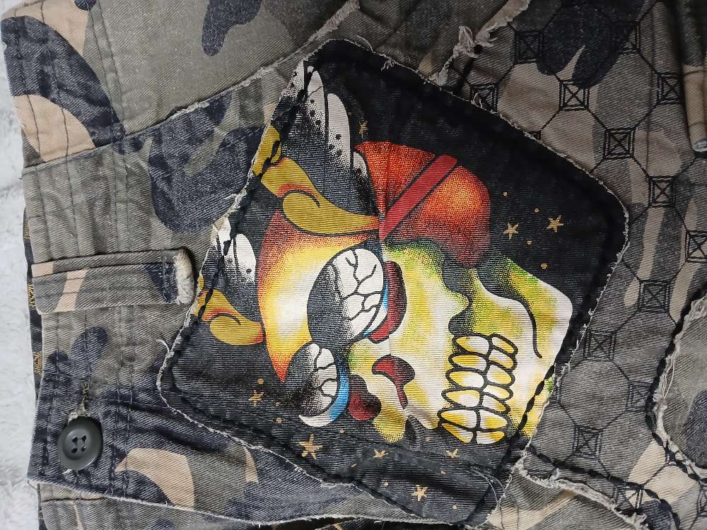 Camo hame. Vihreä. Minute Mirth. L/Xl