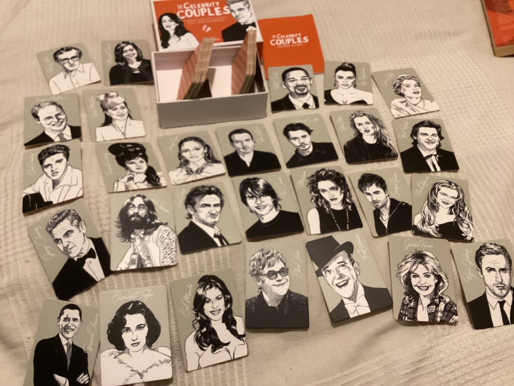 The celebrity couples muistipeli