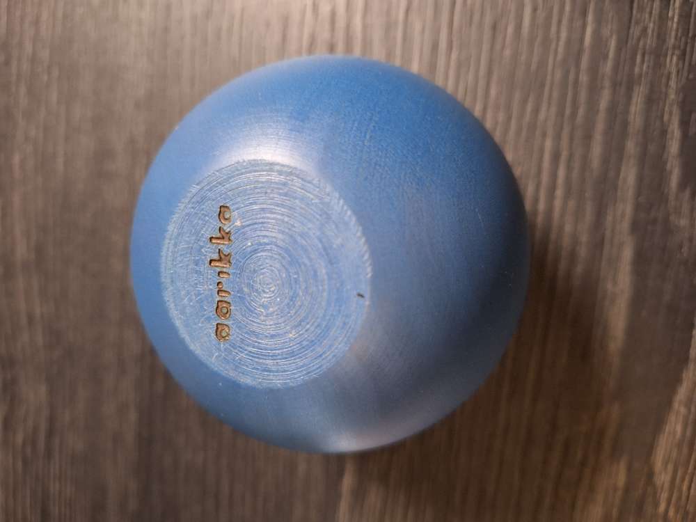 Aarikka sininen kynttilälyhty