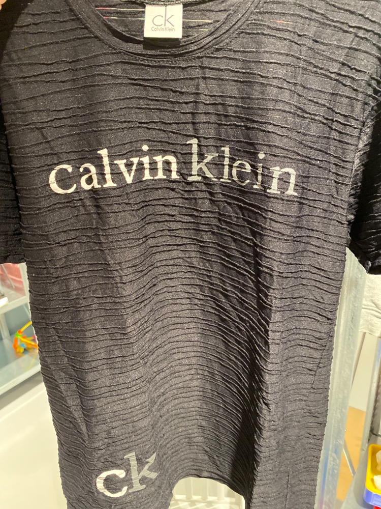Calvin tshirt sort