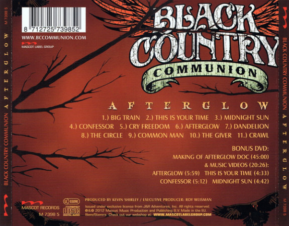 Black Country Communion ‎– Afterglow