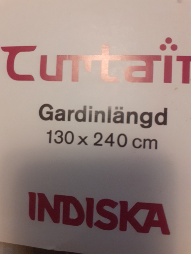 2 x Indiska gardínuvængir
