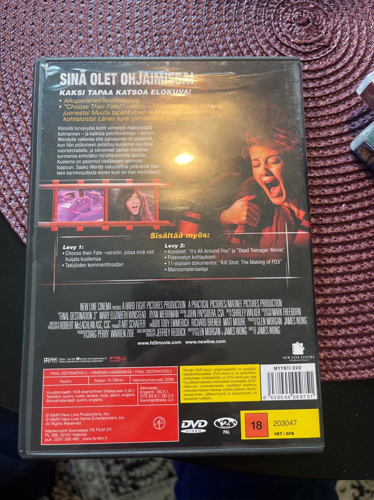 Final Destination 3/DVD