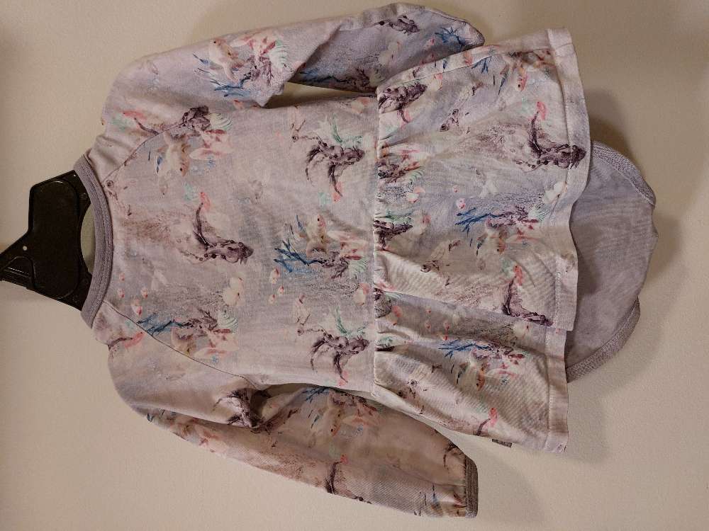 Samfella m/pils st 74 fjólub