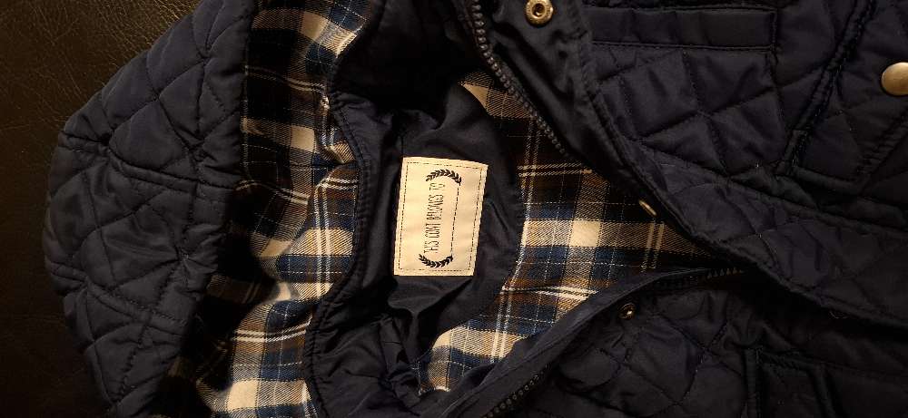 Úlpa st. 98 dökkblá M&S