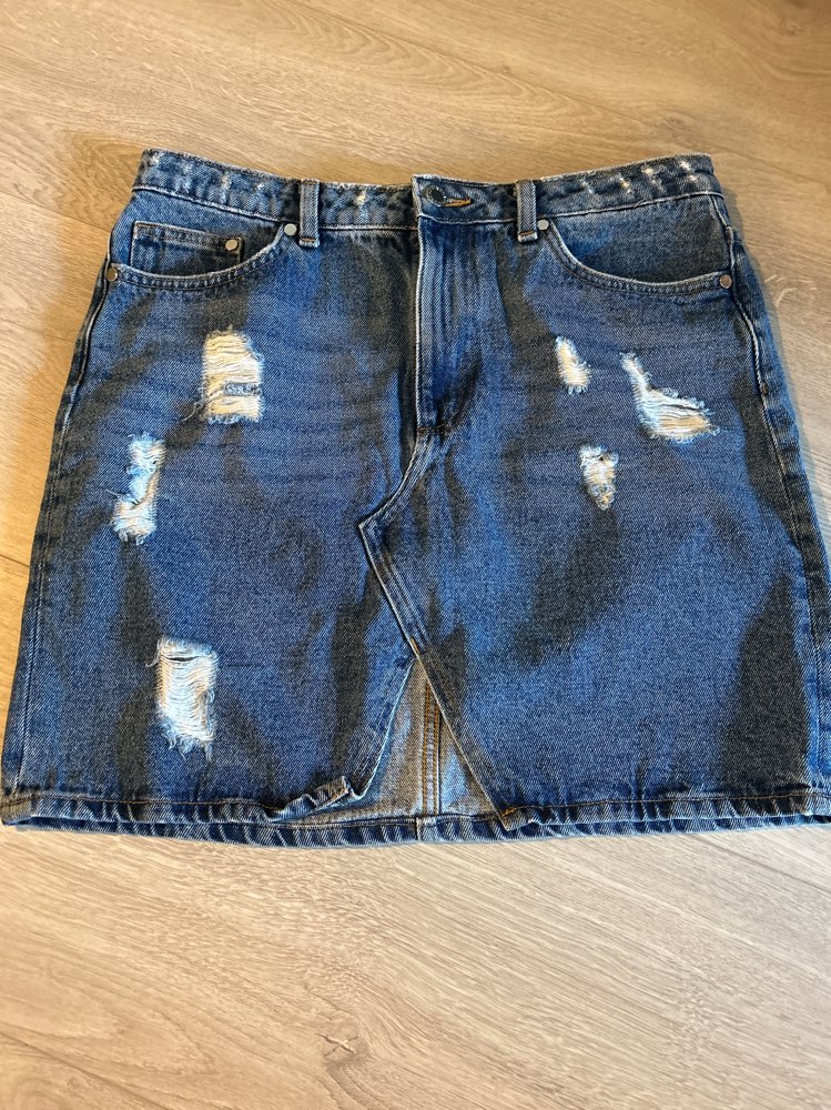 Hm denim skjørt