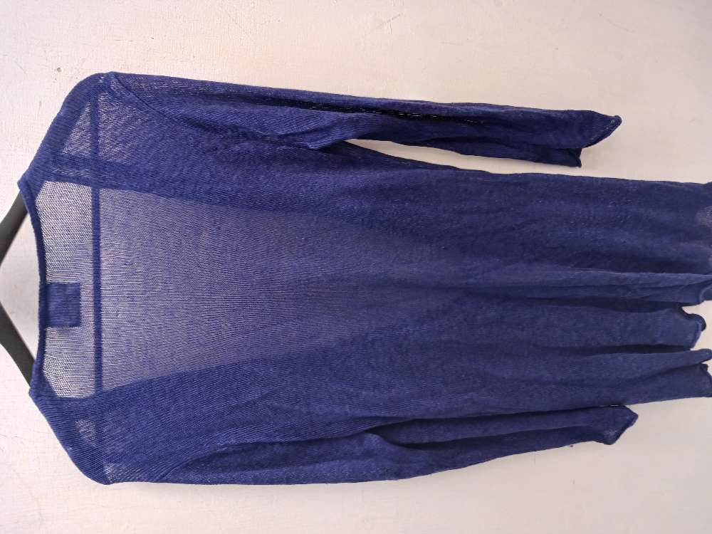 Masai sininen neuletakki M