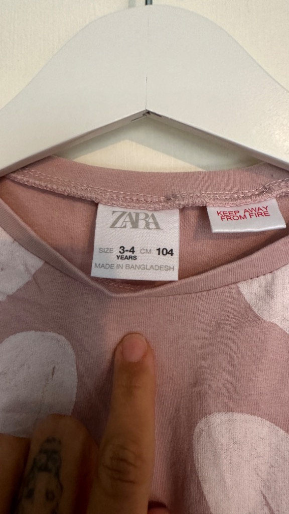 Zara hjerte genser str.104