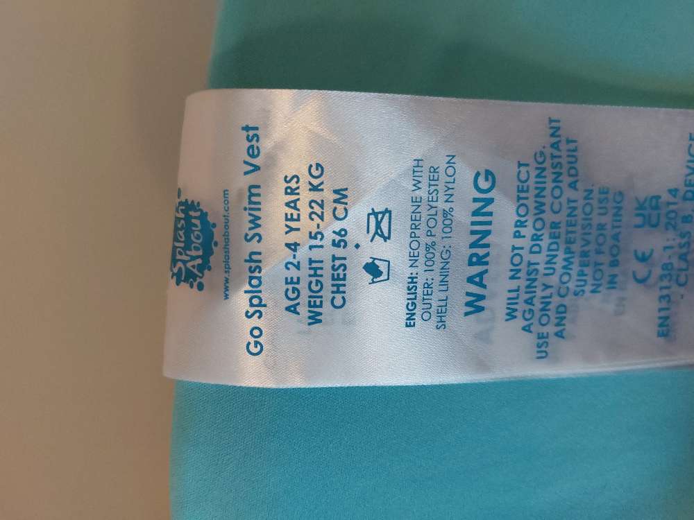 Sundvesti fyrir 15-22kg