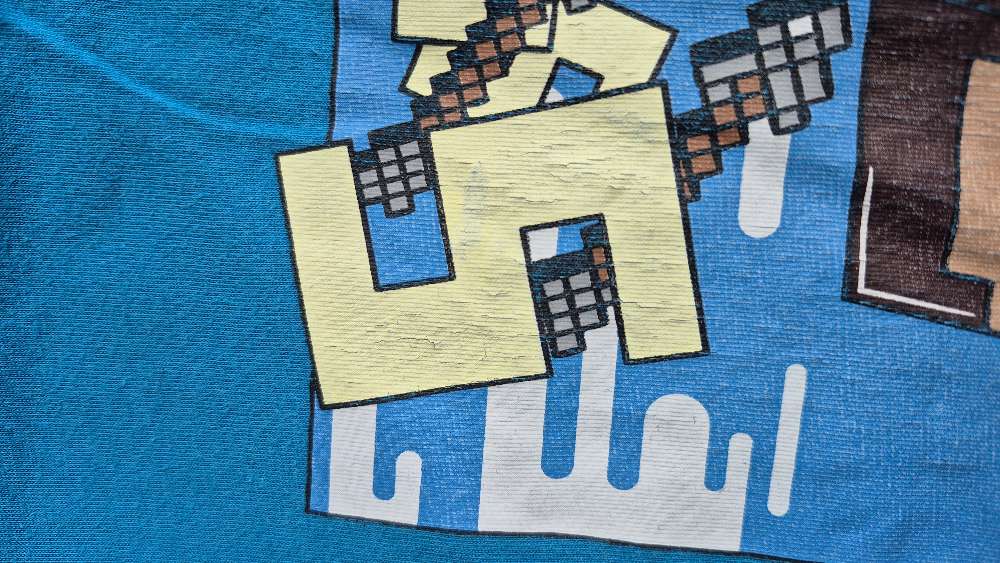 Minecraft 140cm sininen pitkähih