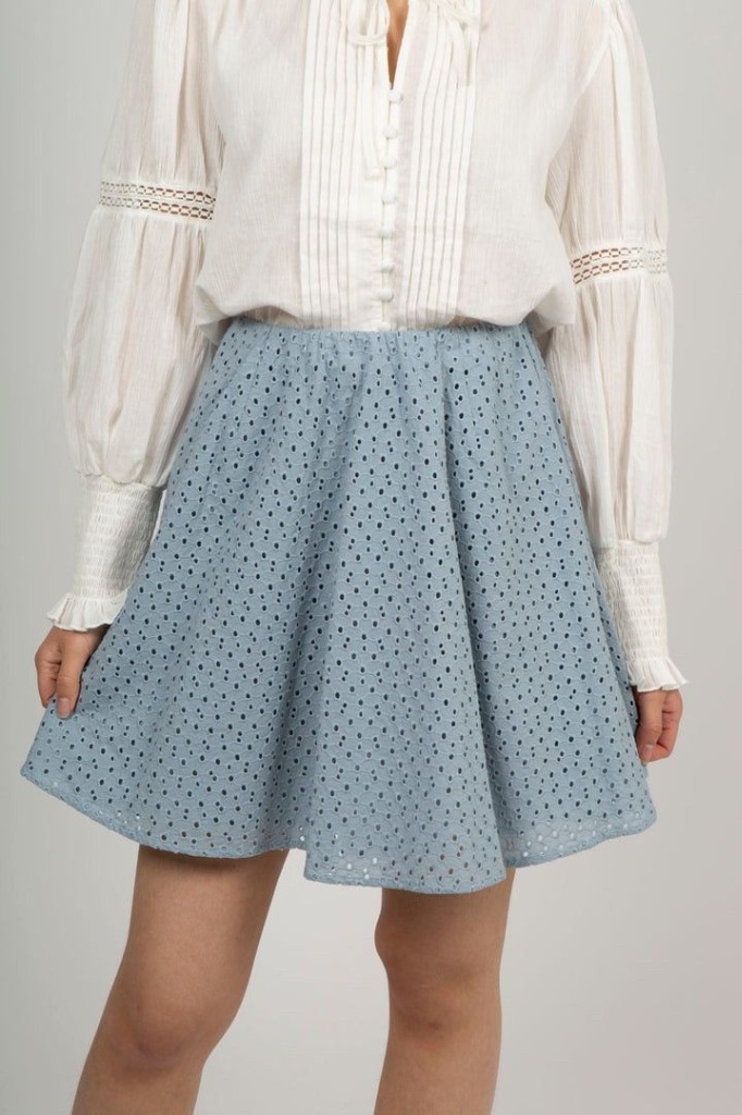 Luna Broderie Anglaise Skirt fra FWSS