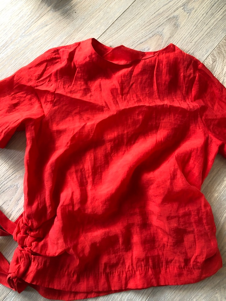 H&M rød bluse str M