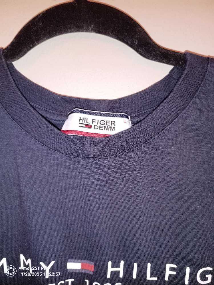 Tommy Hilfiger svartur bolur St L