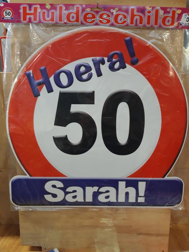 Huldeschild 50 j Sarah  7